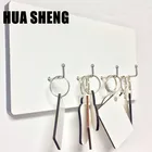 custom blank sublimation mdf keyring keychains hanger