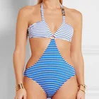 New Women's Sexy Halter hollow Out Beachwear Bikini Swimwear One Piece Swimsuit Hot Sexy