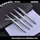 Logo print promotion silver custom pen for souvenir