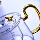 Coffee Perfect Antique Glass Afternoon Tea Set For Turkish Coffee