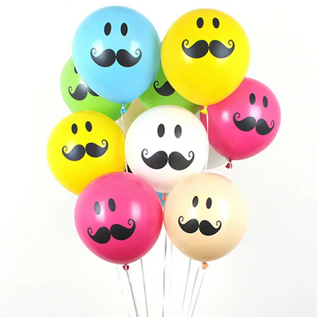 mustache balloon