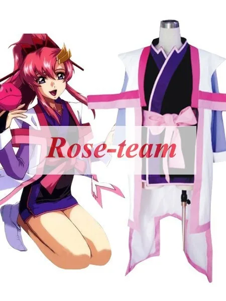 Rose-team Fantasia Anime Made Gundam Seed/Destiny Lacus Clyne Captain Uniform Cosplay Costume