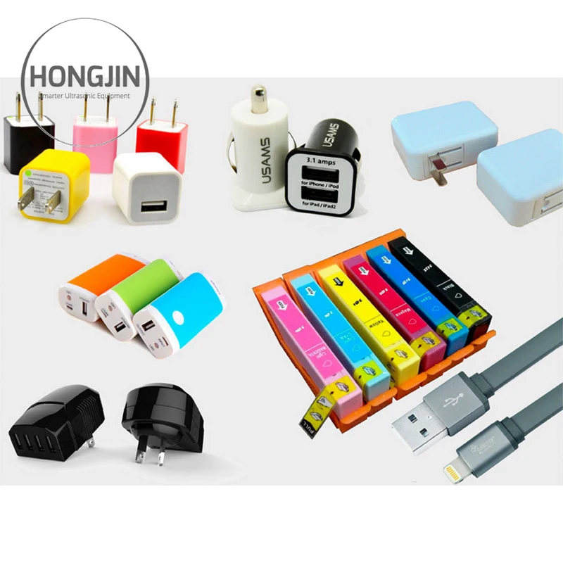 High Frequency Pneumatic Mobile Phone Charger Ultrasonic Plastic