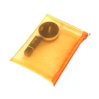 Manufacturers customize a variety of cosmetics export cosmetics zipper edge mesh gauze bag