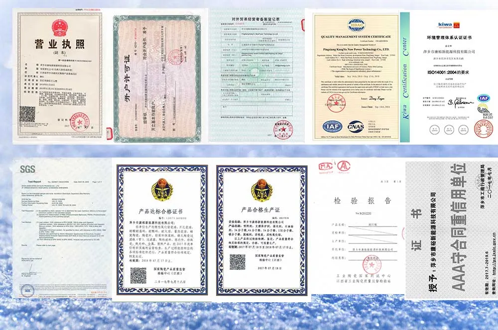 Certificates