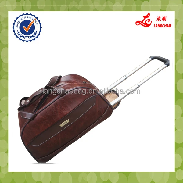 alibaba china pu Travel Duffle bag