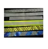 China supplier customized width lightning strip reflective fabric tape with pattern printing for safety warning clothing garment