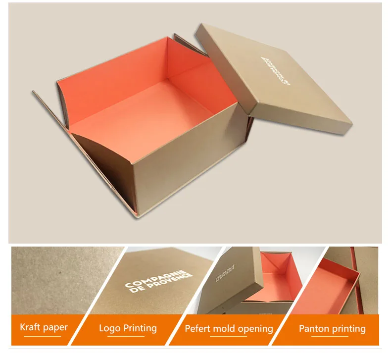 new product hc packaging custom logo kraft paper boxes wholesale