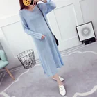 Dress For Women 2018 Summer Light Blue Sun Protection Clothing Women Round Neck T-Shirt Design Normal Blouse