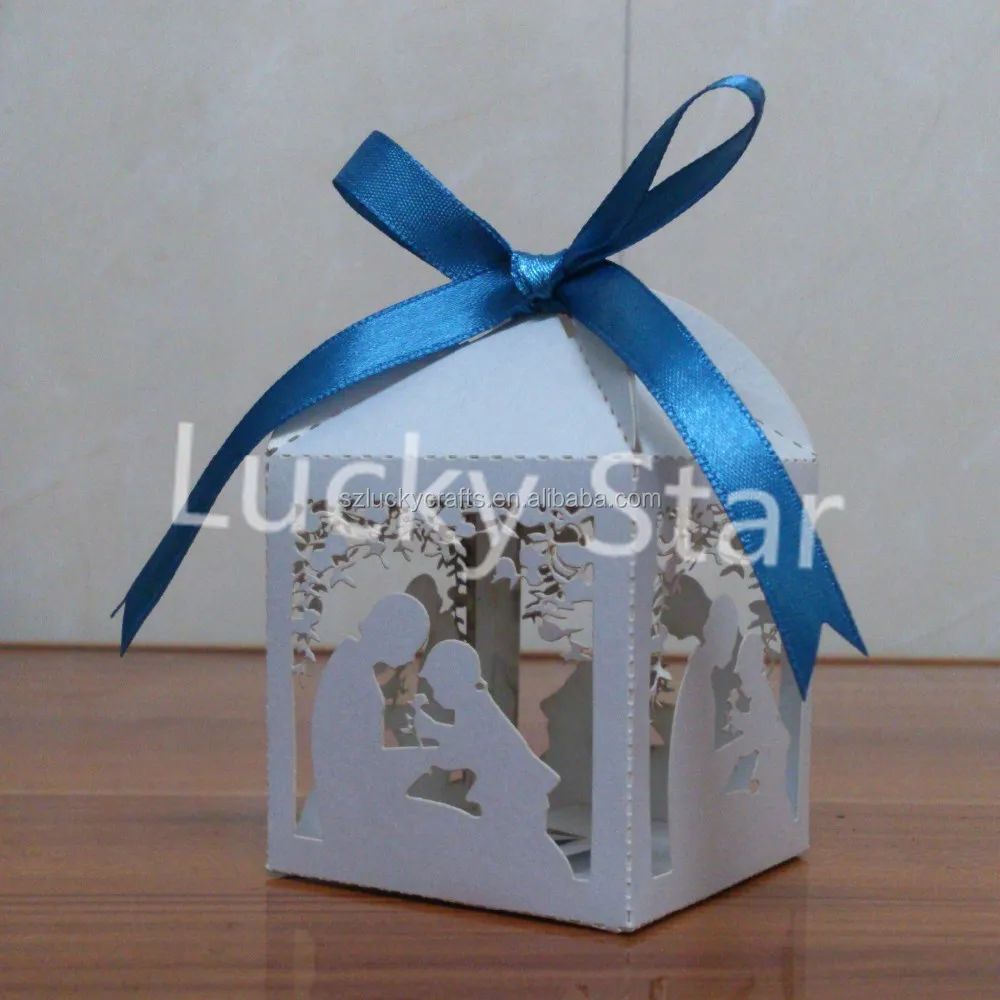 paper chocolate favour box baby shower gift box christmas new