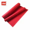 Non woven punched red plain rug red carpet