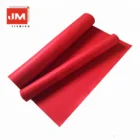 Non woven punched red plain rug red carpet