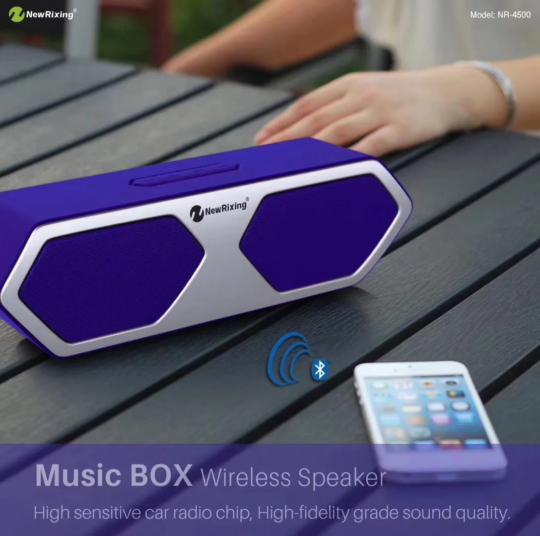 NR-5013 custom music box tws bluetooth speaker with handsfree new design - ANKUX.COM