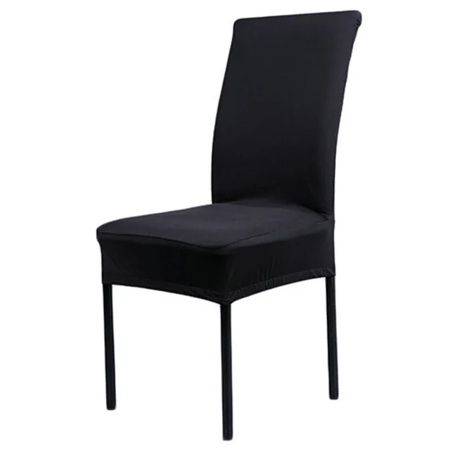 New Year Home Chair Cover wedding decoration Solid Colors Polyester Spande Dining Chair Covers For Wedding Party Chair Cover