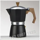 Wholesale Stovetop Gas Coffee Maker 6Cup Aluminum Espresso Moka Pot