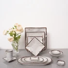 OEM Tableware Set wholesale square Eco-Friendly cheap plastic melamine dinner set