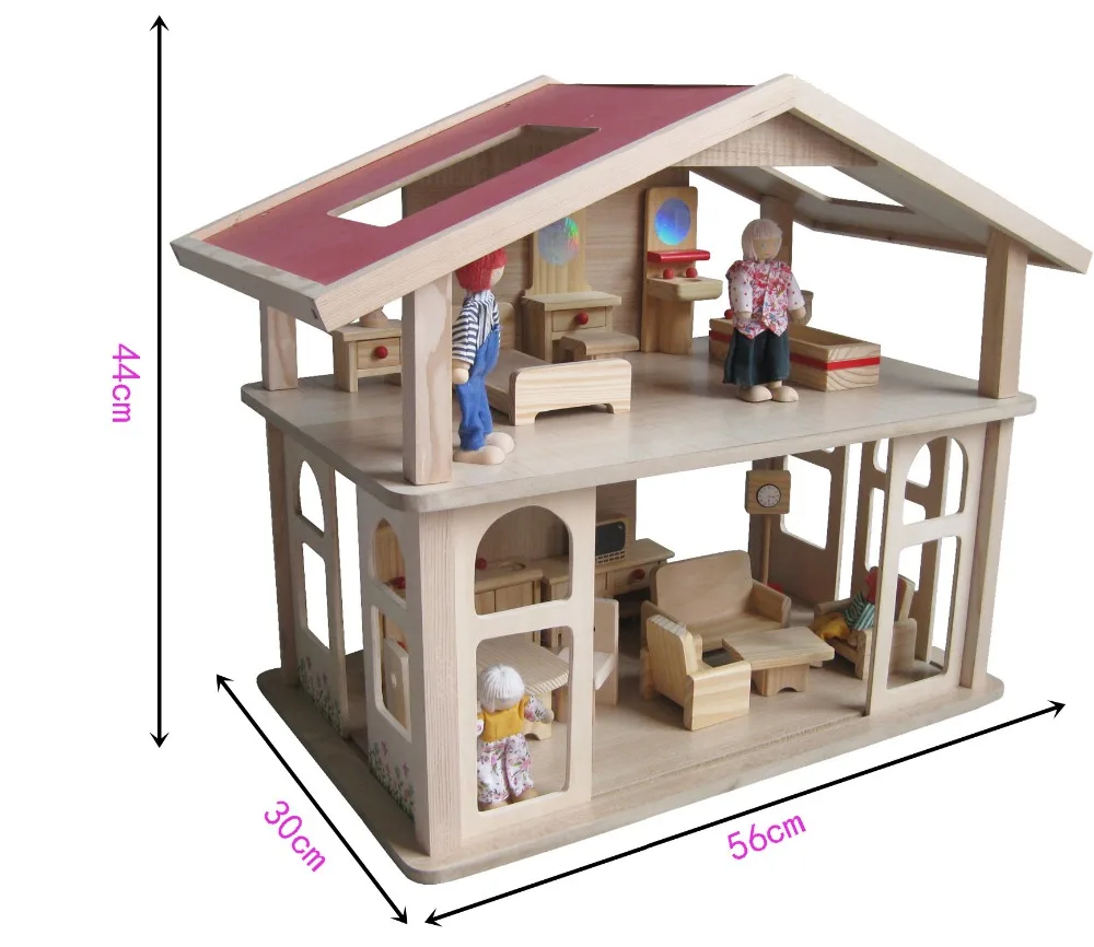 2016 New Wooden House,As Your Favorite,Toy House For Baby Buy Toy