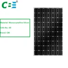 China Manufacture Monocrystalline silicon material solar panel cover glass thickness and modules