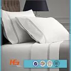 Queen Size T233 feather proof Embroidery Hotel Bedsheet Sets china supplier