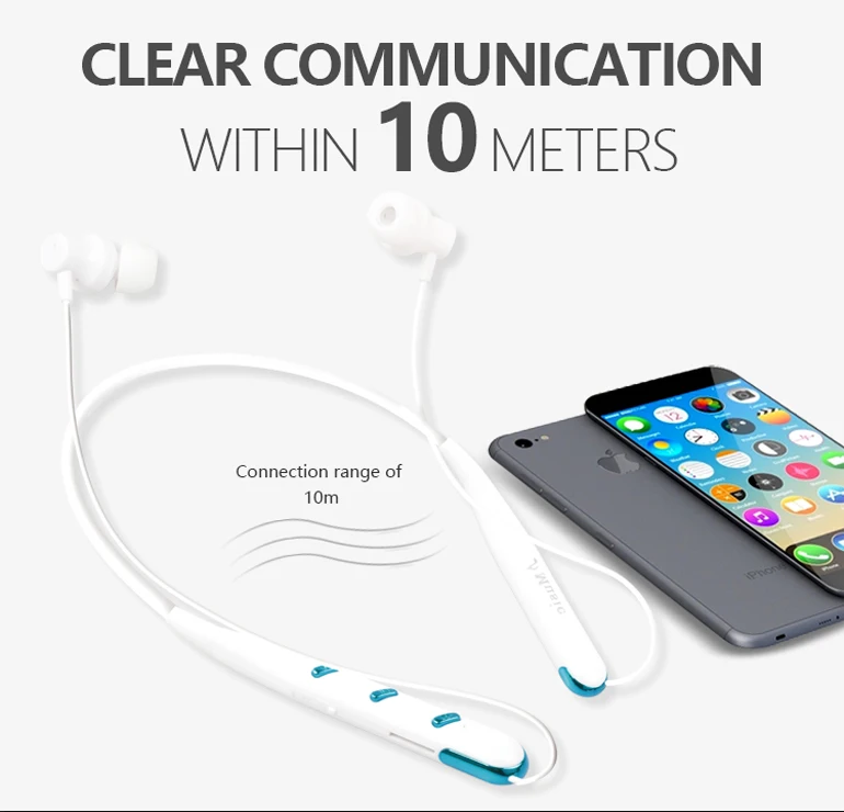 Sport Neckband Type Csr4.0 Wireless Headphones Earphone - ANKUX.COM
