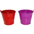 hot sale ice metal tin bucket for beer with handle for candy tin and Popcorn small tin