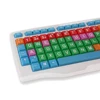 MEETION New Ergonomic Design Waterproof Colors Plug and Play wireless Kids Keyboard wireless Children Keyboard