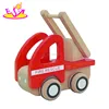 Latest Style wooden toy fire truck for kid,Construction Toy Wooden Fire Trucks,Christmas gift wooden toy fire truck W04A101
