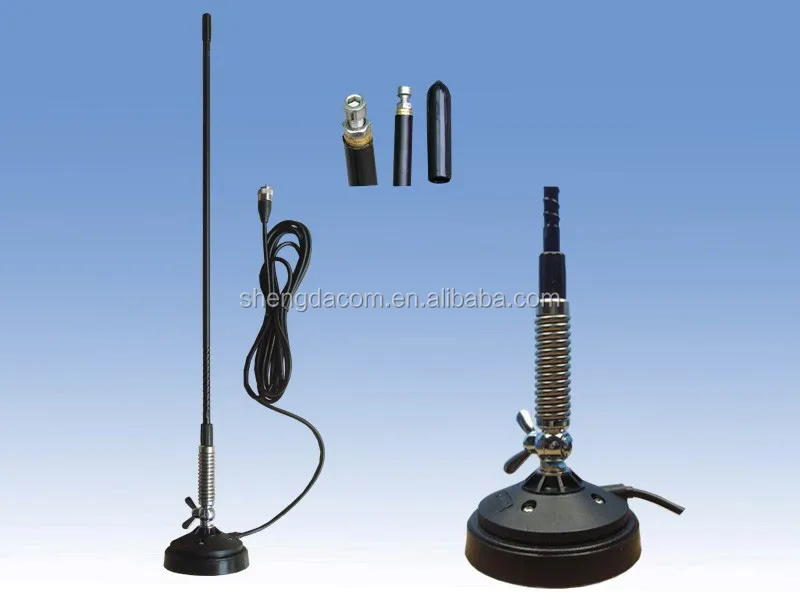 Strong magnetic base CB Antenna with spring barrel mount and folded whip/27mhz strong magnet base Cb radio antenna