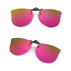 New Style Fashion Children Shades Sun Glasses Flip Up Polarized Kids Clip On Sunglasses