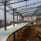 Low Cost Prefabracated Steel Structure Gas Station Canopy Steel Hall