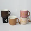 High quality wholesale custom cheap price colorful 11oz 13oz porcrlain home restaurant milk cup tea travel coffee mug ceramic