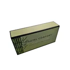 Flat shipping custom cardboard paper carton packaging box for toiletries