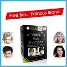 Popular 2016 hot sell ammonia free hair color hair shampoo henna black hair dye for men