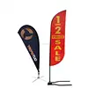 Beach Banner Wind Feather Flags Cheap Promotion Mini Polyester Beach Flags