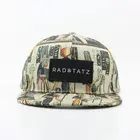 custom snap-back cap/hats wholesale whole sublimation patch embroidery logo