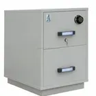 STEEL CABINET, FIRE RESISTANT SAFE CABINET, 2 DRAWER FIREPROOF CABINET