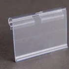 Meethope Store shelf pvc plastic price label holder /supermarket Price tag holder for slatwall hook