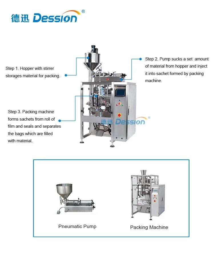 Vertical Form Fill Seal Pouch Palm Oil Cooking Olive Oil Mustard Oil Packing Machine