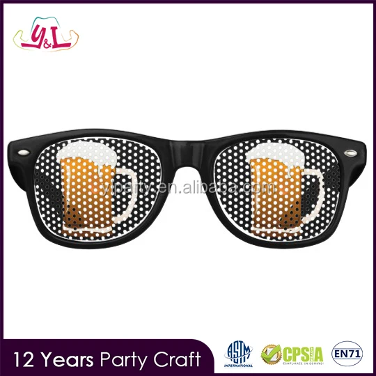 german beer pinhole glasses retro sunglasses