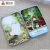 Gifts for smart kids wood simple toy tin box doll house 2018