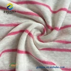 EX-work Yarn dyed pure Linen stripe jersey korea style formal dress 150gsm