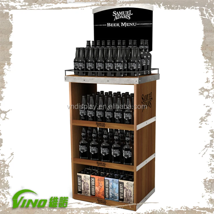 Beer Bottle Display Rack,Beer Supermarket Display Rack,Beer Bottle