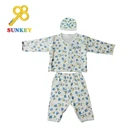 Affordable breathable set cheap cotton newborn baby clothing