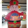 3m high God of wealth inflatable mascot for new year party festival customized logo