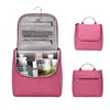 Mini Portable Big Capacity Toiletry Storage Makeup Bag Compartment Boxes Hanging Hook Cosmetics Travel Makeup Bag Train Case
