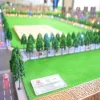 New design house primary middle school buildings projects miniature architectural 3D scale models making