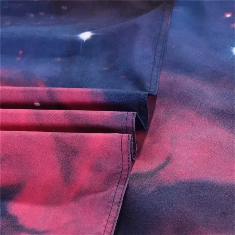 2016 New 4/3pcs Galay 3D Bedding Sets Universe Outer Space Duvet cover Bed Sheet / Fitted Bed Sheet pillowcase Twin queen king