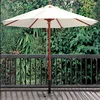 3.5M wooden frame garden umbrella