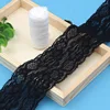 // Customized Factory Supply black embroidery bridal trim // chemical lace for wedding party //