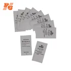 High quality print hat wash label clothing industry